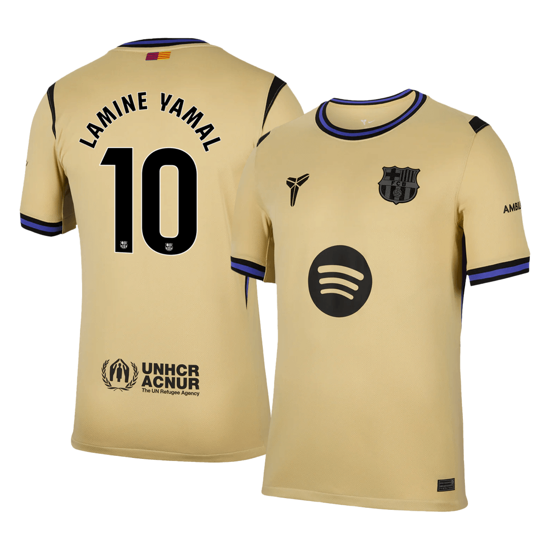 Barcelona Tröja LAMINE YAMAL #10 2025/26 Borta Gul