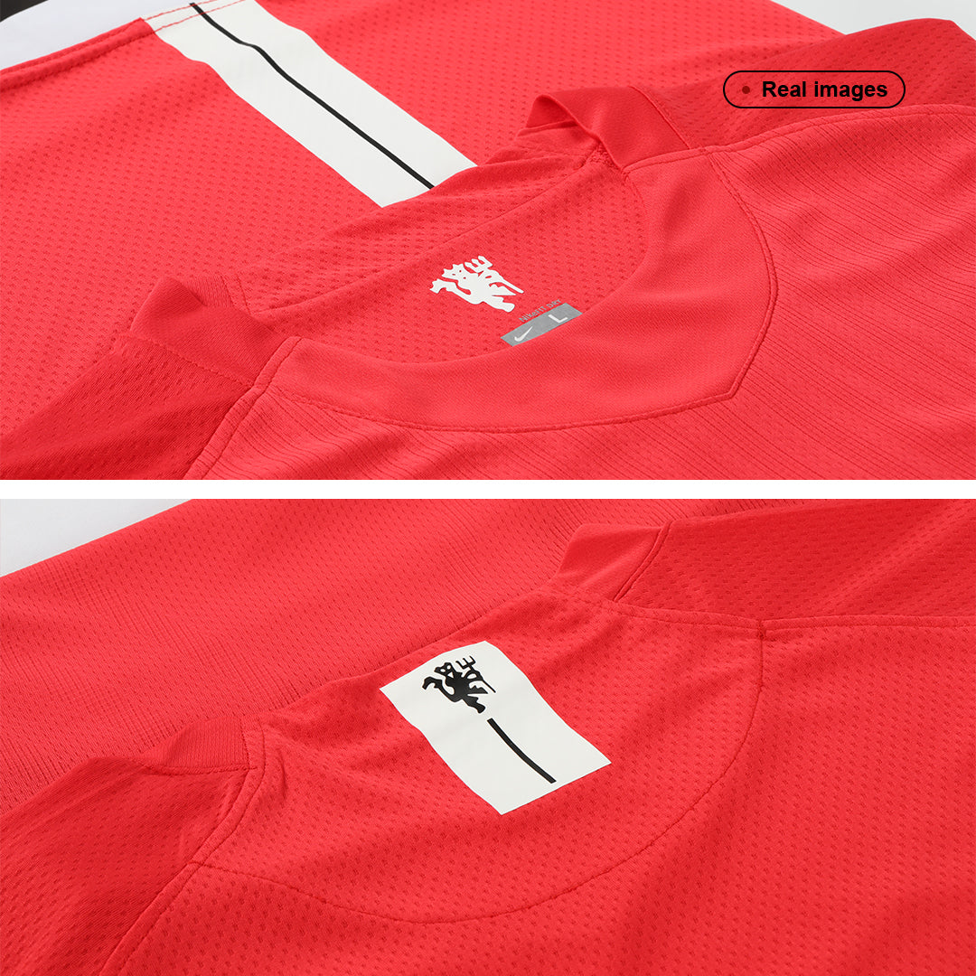 Retro Manchester United Hemma Fotbollströja SCHOLES #18 2007/08