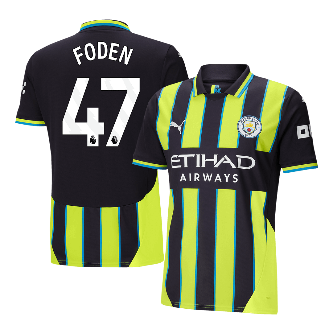 Manchester City Borta Fotbollströja FODEN #47 2024/25