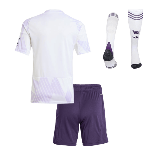 Manchester United Tröja 2025/26 Bortaställ Vit Barn-1