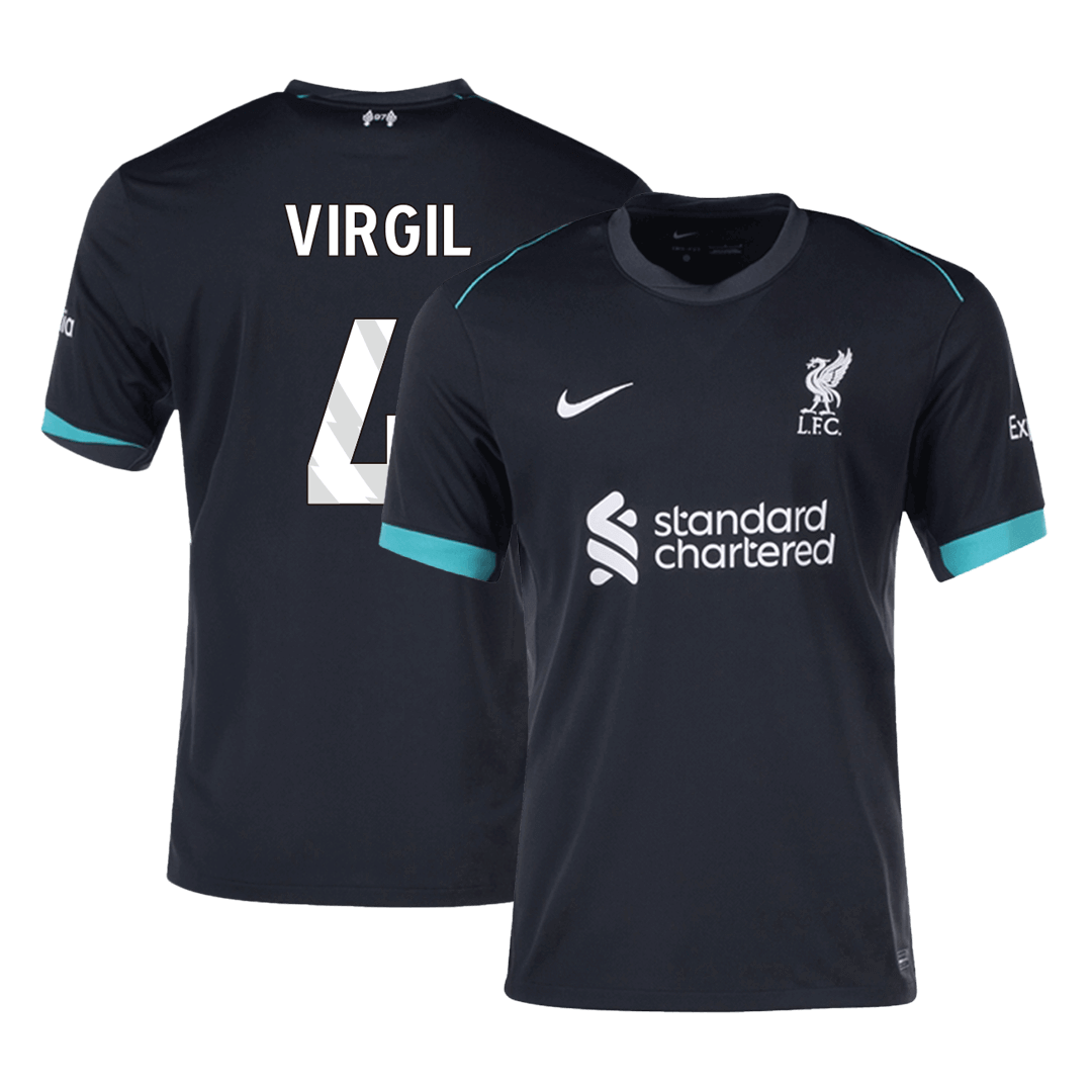 Liverpool Borta Fotbollströja VIRGIL #4 2024/25