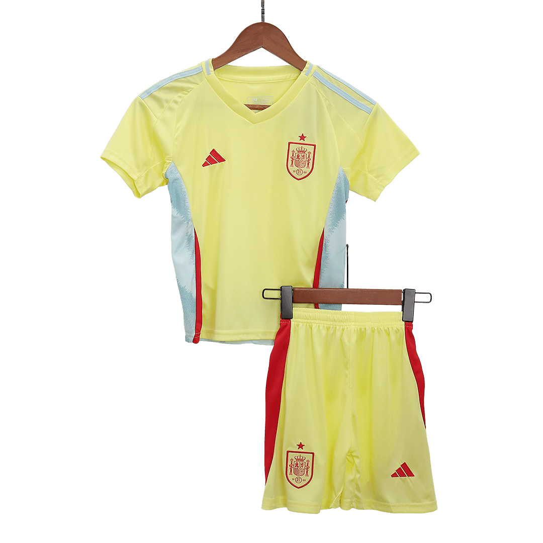 Spanien Borta Fotbollströja Euro 2024
Fotbollssats Barn