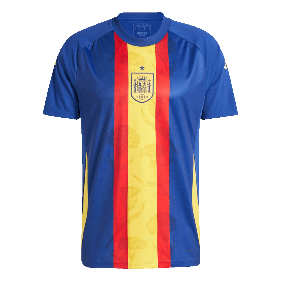 Spanien Före match Fotbollströjor Euro 2024