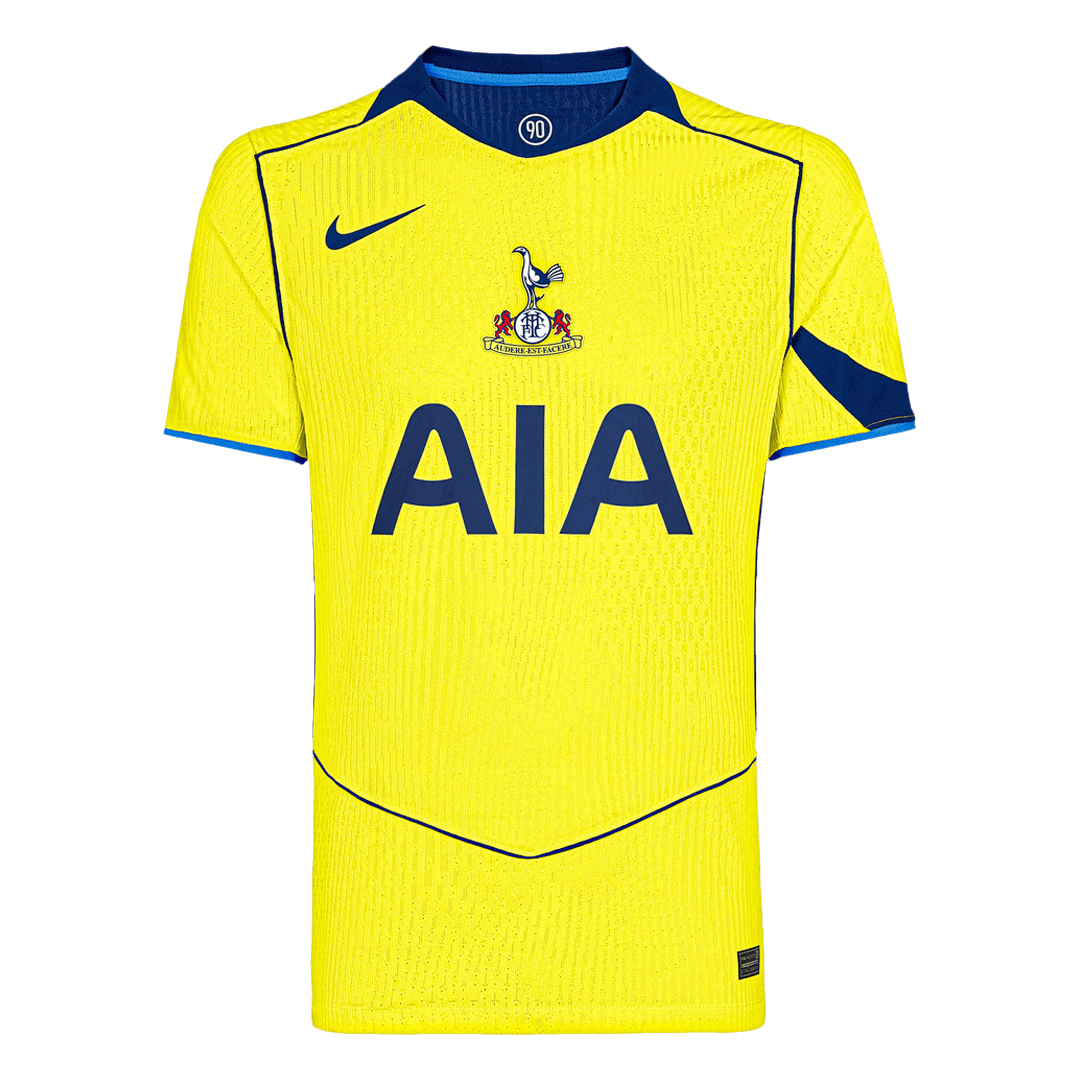 Tottenham Hotspur Tröja 2025/26 Tredje Autentisk Gul