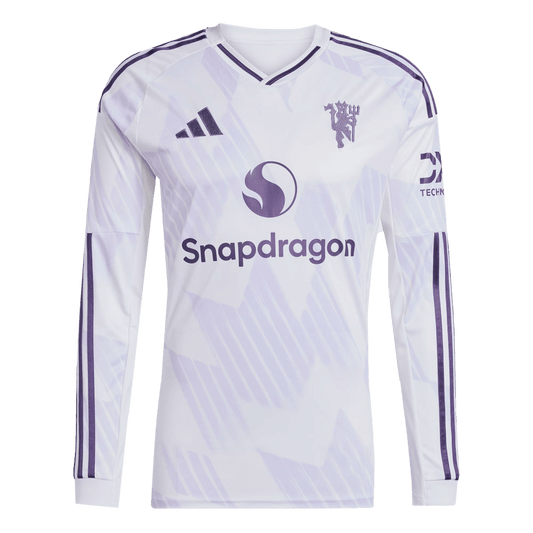 Manchester United Tröja långärmad 2025/26 Bortatröja