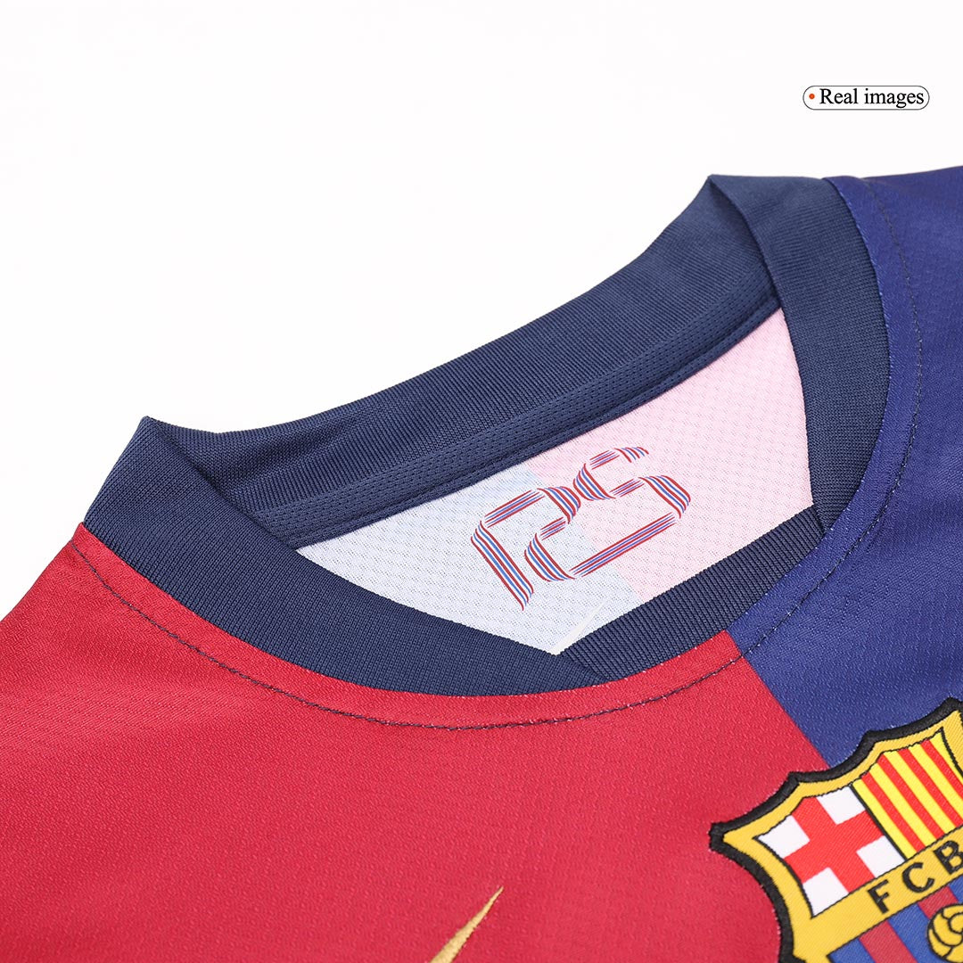 Barcelona Hemma Fotbollströja 2024/25 Fotbollssats Barn
