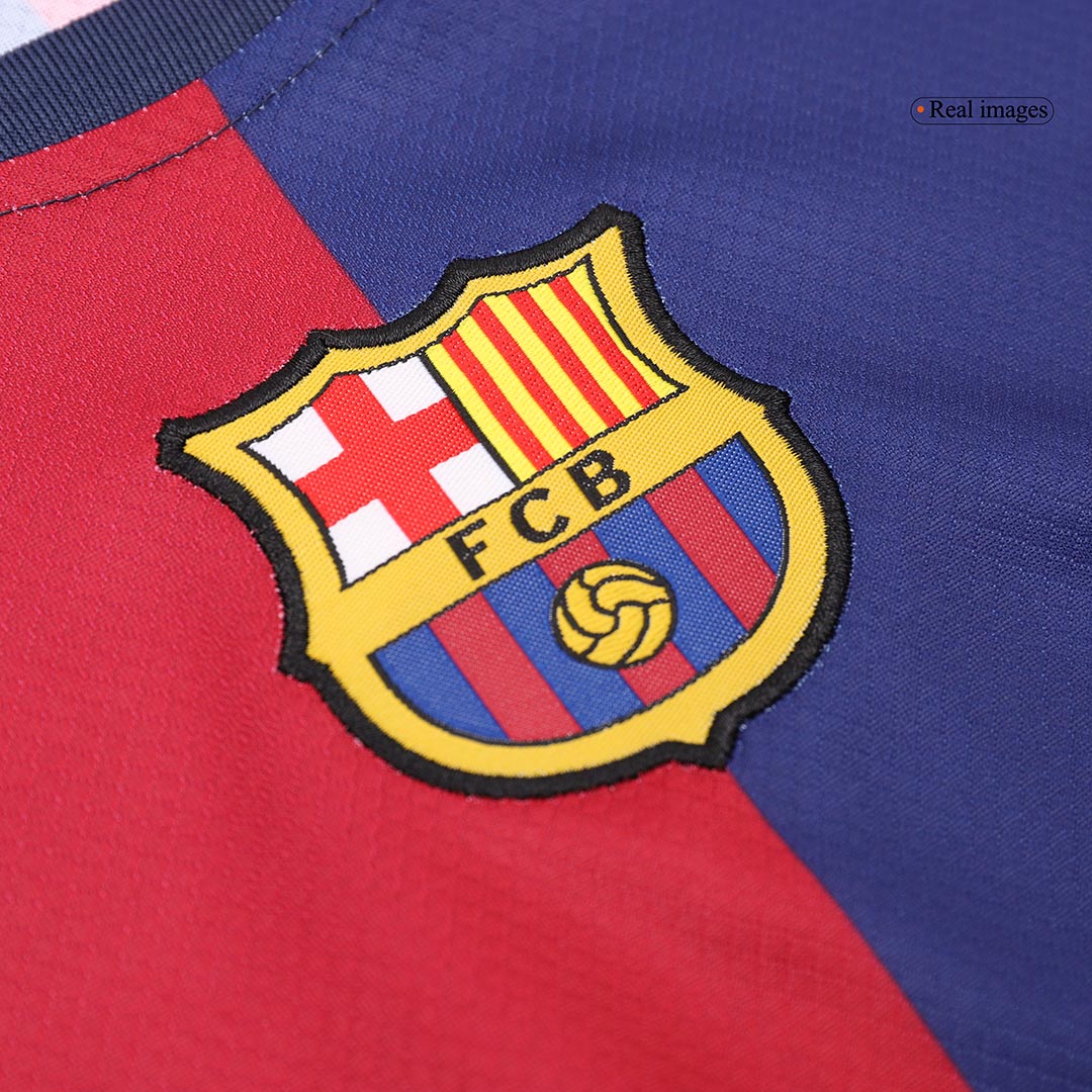 Barcelona Hemma Fotbollströja 2024/25 Fotbollssats Barn