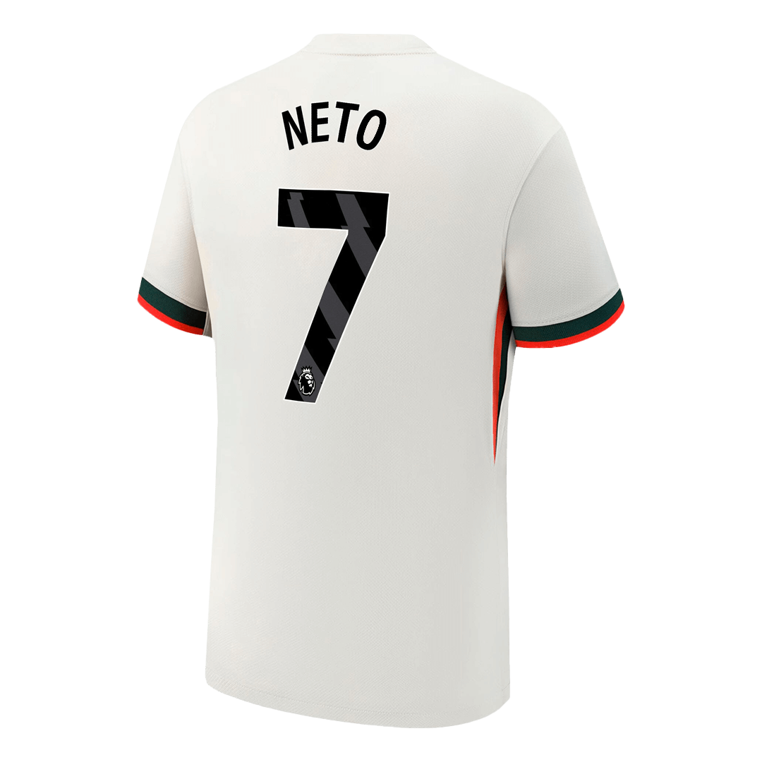 Chelsea Tröja NETO #7 2025/26 Borta Vit