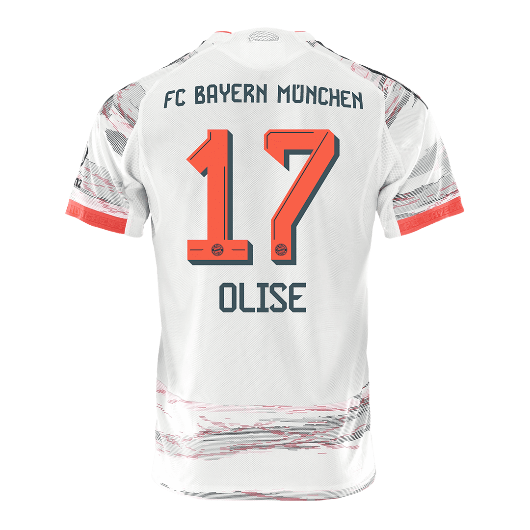 Bayern Munich Tröja OLISE #17 2025/26 Borta Autentisk Vit