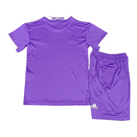 Retro Real Madrid Borta Fotbollströja 2016/17 Fotbollssats Barn-1