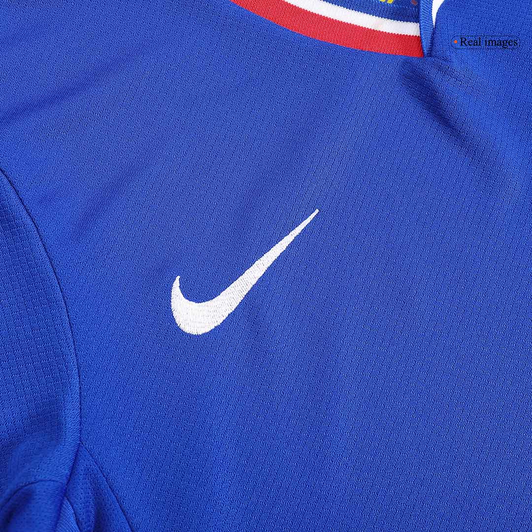 Frankrike Hemma fotbollströjor 2024 Fotbollssats Barn