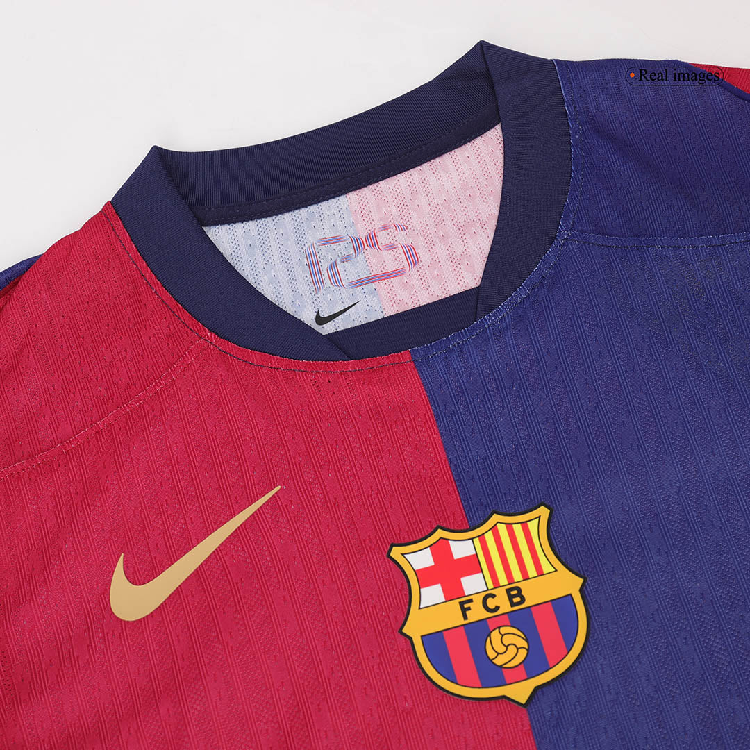 Barcelona Hemma Fotbollströja 2024/25 Autentisk