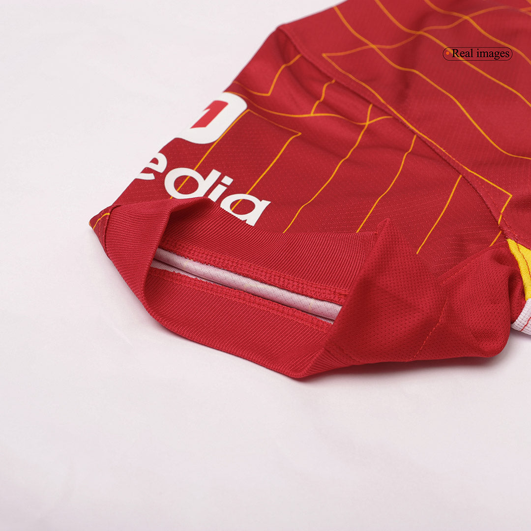 Liverpool Hemma Fotbollströja CHIESA #14 2024/25 Premium - UCL