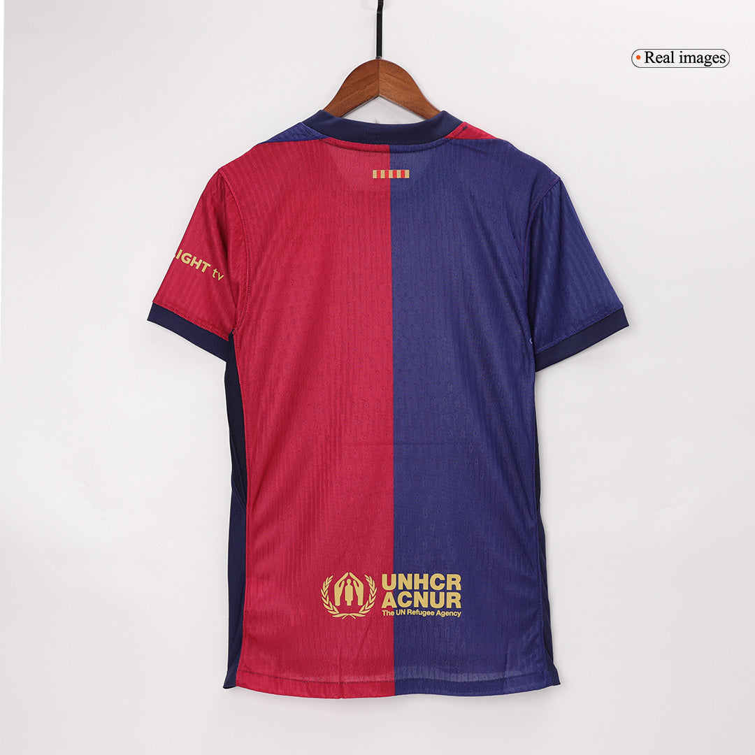 Barcelona Hemma Fotbollströja 2024/25 Autentisk