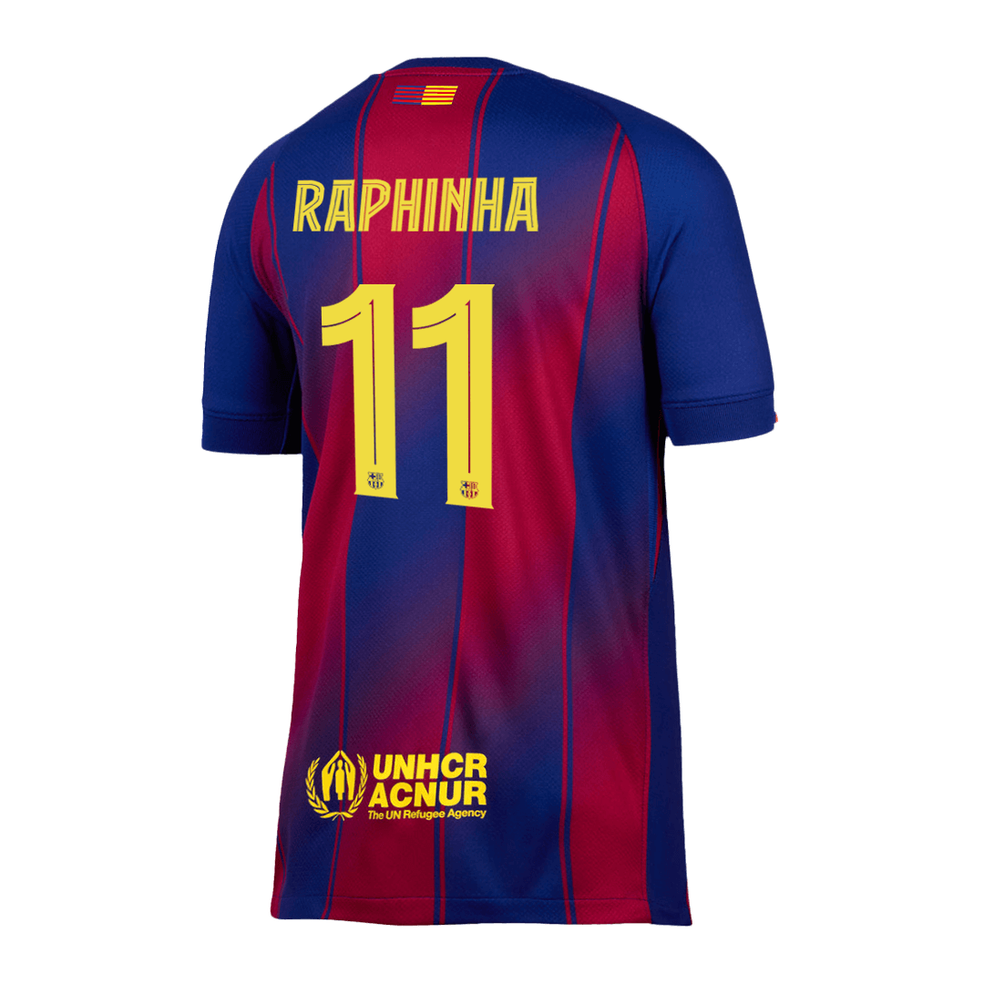 RAPHINHA #11 Barcelona Tröja 2025/26 Hemma - UCL