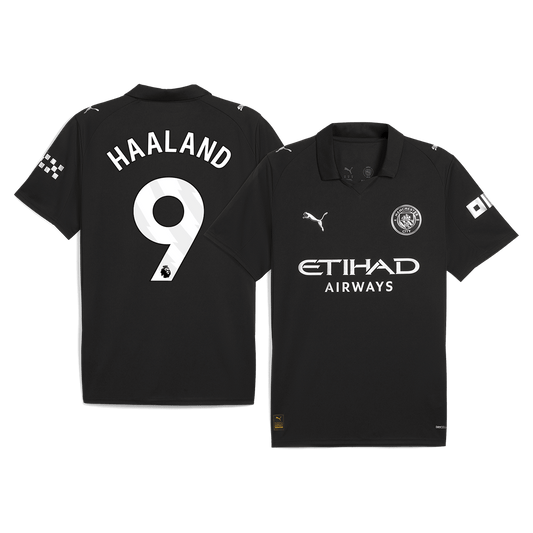 HAALAND #9 Manchester City Tröja 2025/26 Borta-1