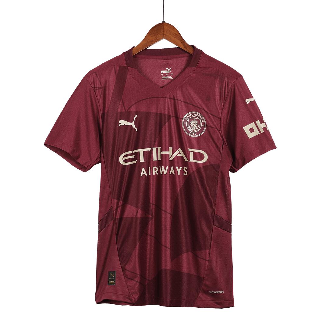 Manchester City Tredjeställ Fotbollströja 2024/25 Autentisk