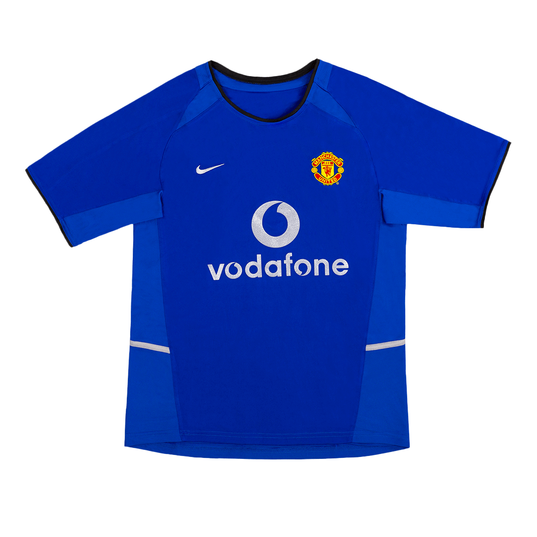 Retro Manchester United Tredjeställ Fotbollströja 2002/03
