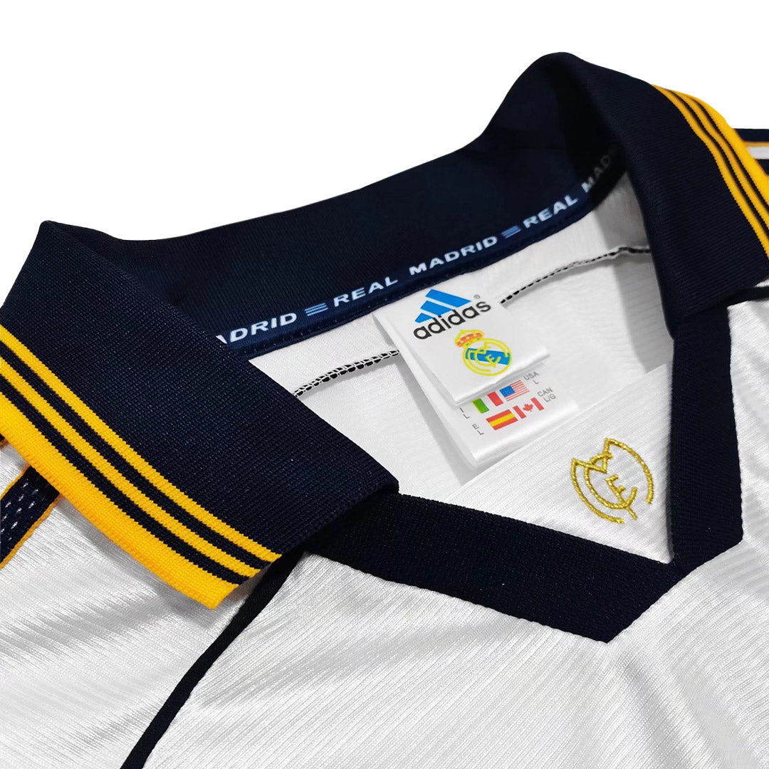Retro Real Madrid Hemma Fotbollströja RAUL #7 1998/00