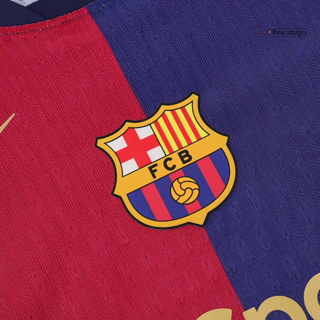 Barcelona Hemma Fotbollströja 2024/25 Autentisk