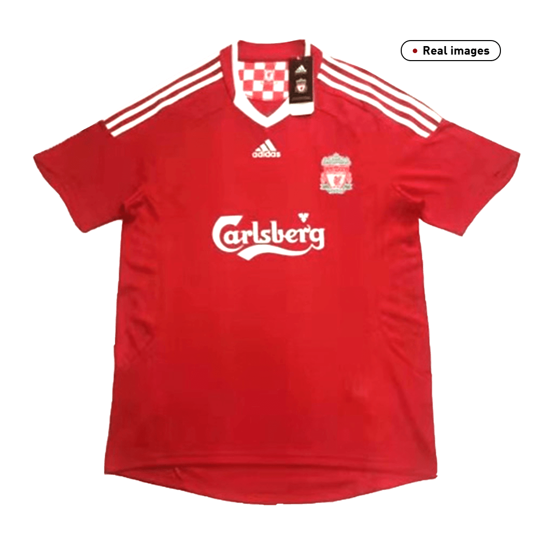 Retro Liverpool Hemma Fotbollströja 2008/09