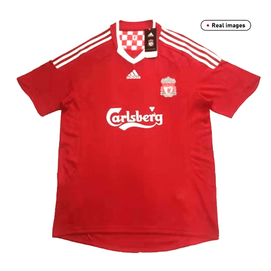 Retro Liverpool Hemma Fotbollströja 2008/09-1