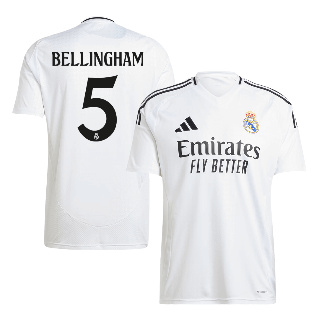 Real Madrid Hemma Fotbollströja BELLINGHAM #5 2024/25