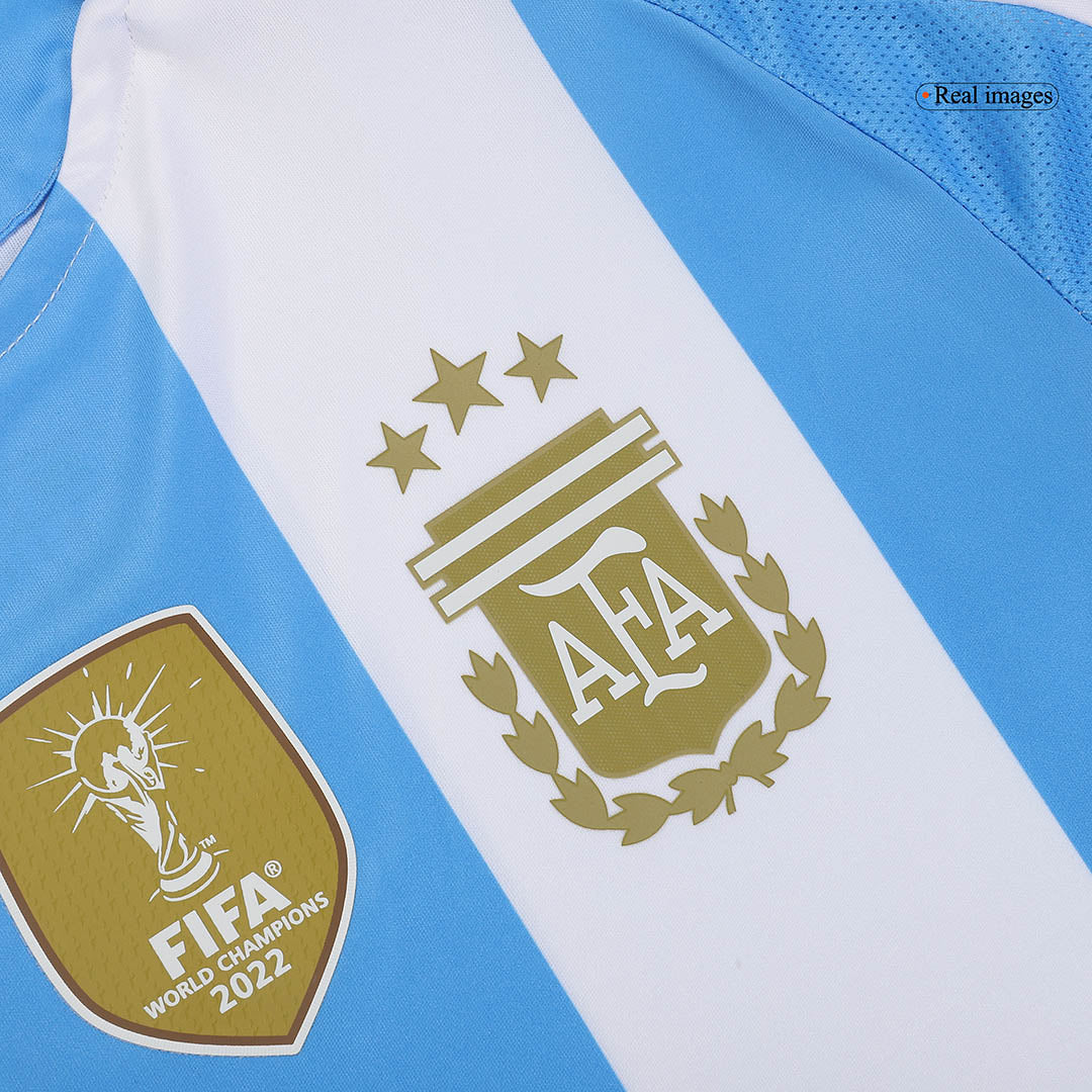 Argentina Hemma Fotbollströjor 2024 Autentisk