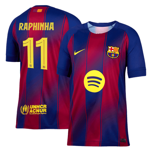 RAPHINHA #11 Barcelona Tröja 2025/26 Hemma - UCL-1