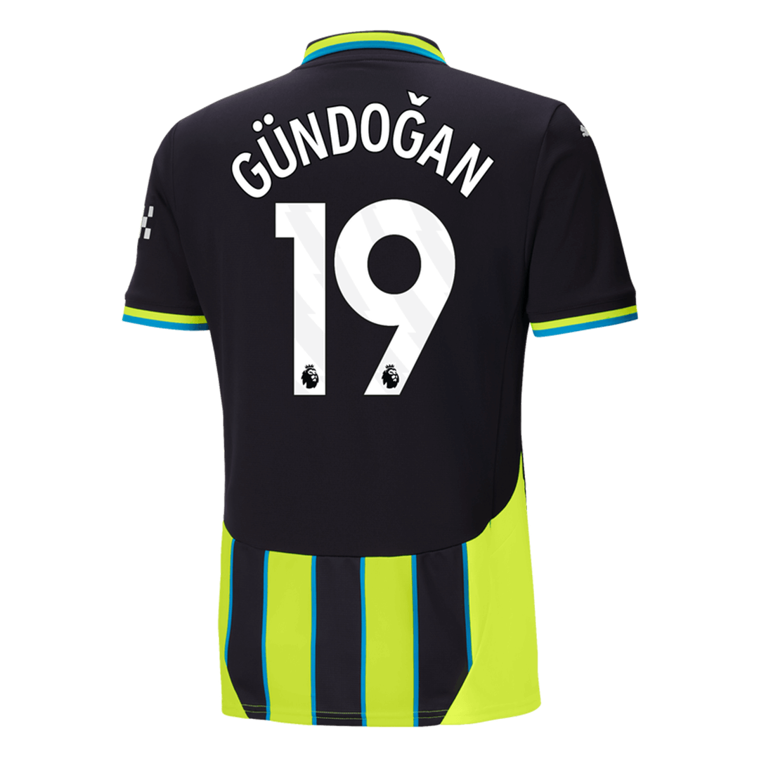 Manchester City Borta Fotbollströja GÜNDOĞAN #19 2024/25