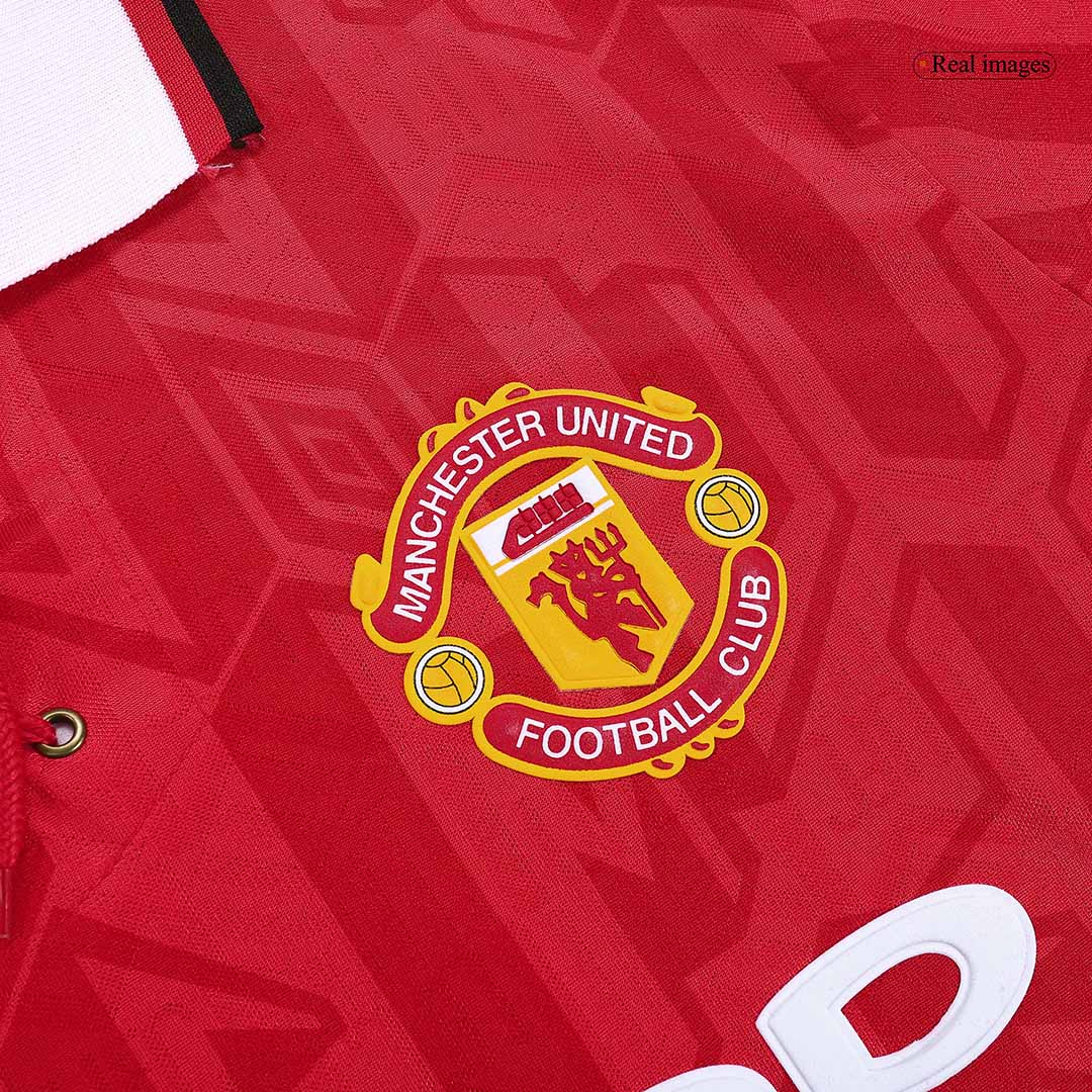 Retro Manchester United Hemma Fotbollströja 1992/94