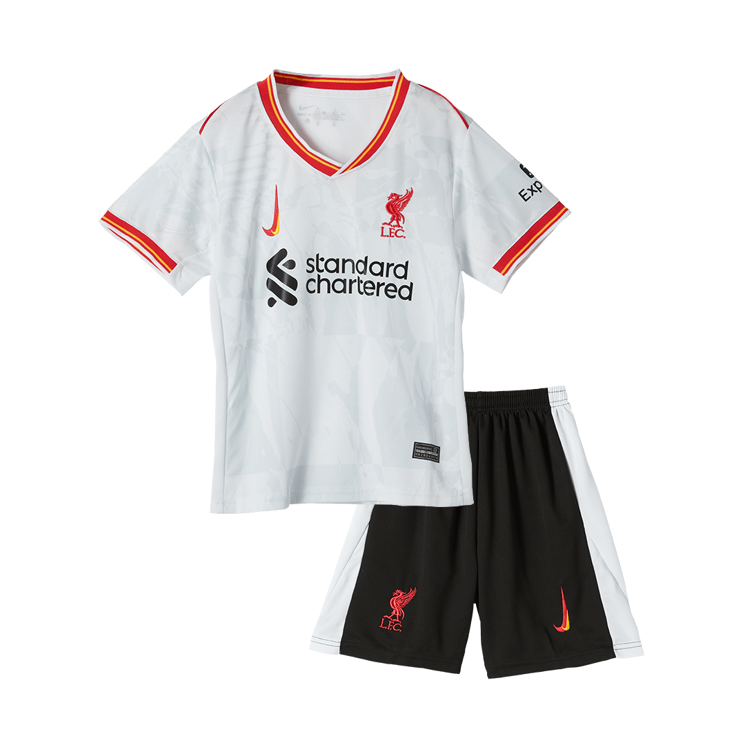 Liverpool Tredjeställ Fotbollströja 2024/25 Fotbollssats Barn