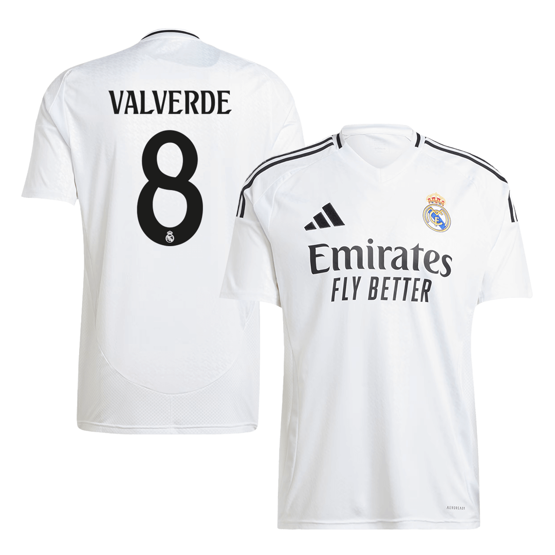Real Madrid Hemma Fotbollströja VALVERDE #8 2024/25