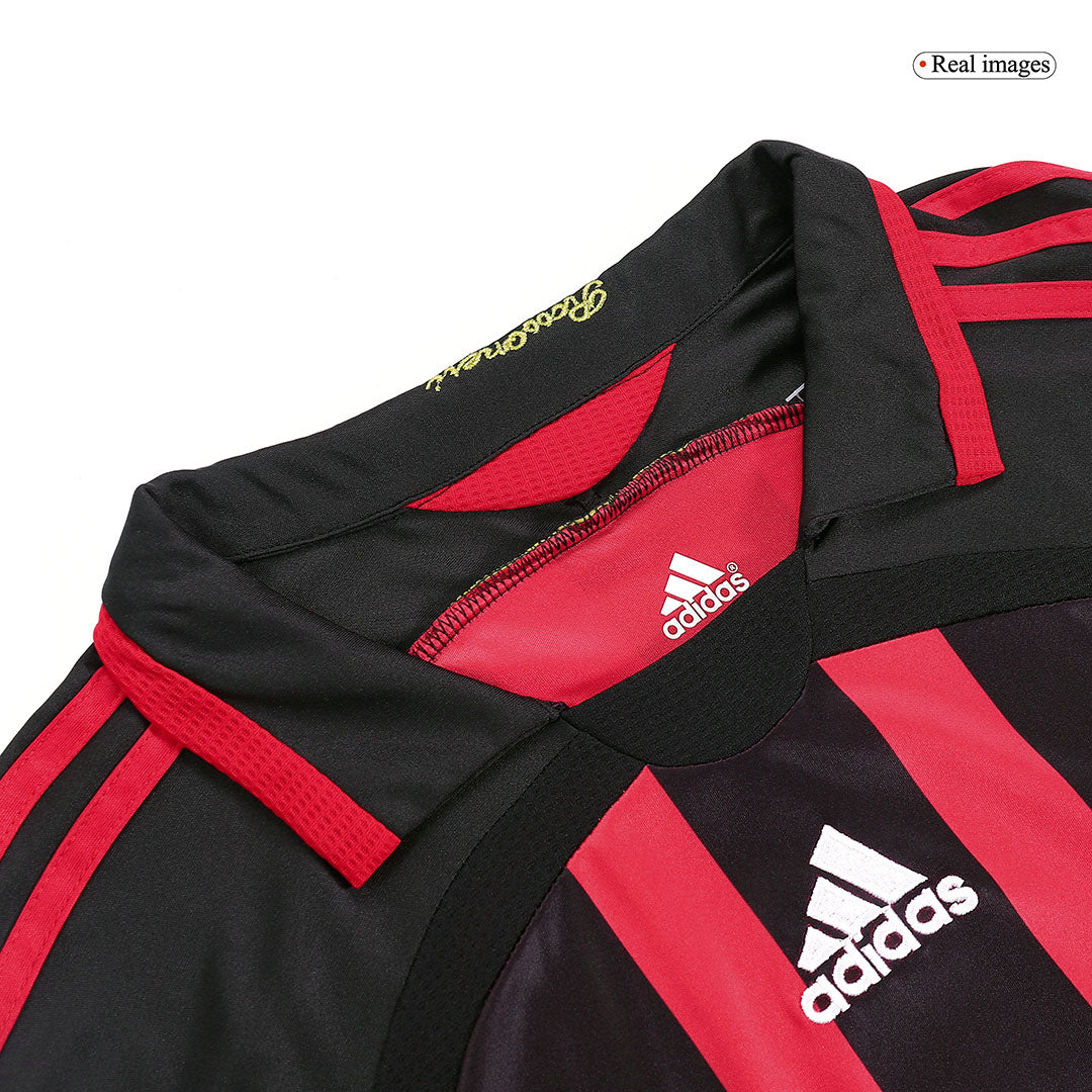 Retro AC Milan Hemma Fotbollströja RONALDO #99 2006/07 långärmad