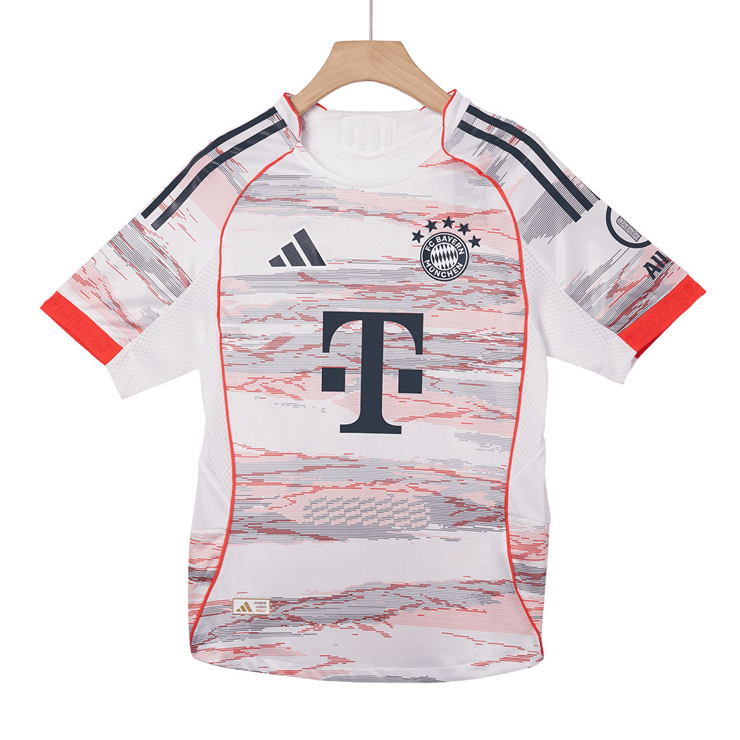 MÜLLER #25 Bayern Munich Borta Tröja 2025/26 Autentisk
