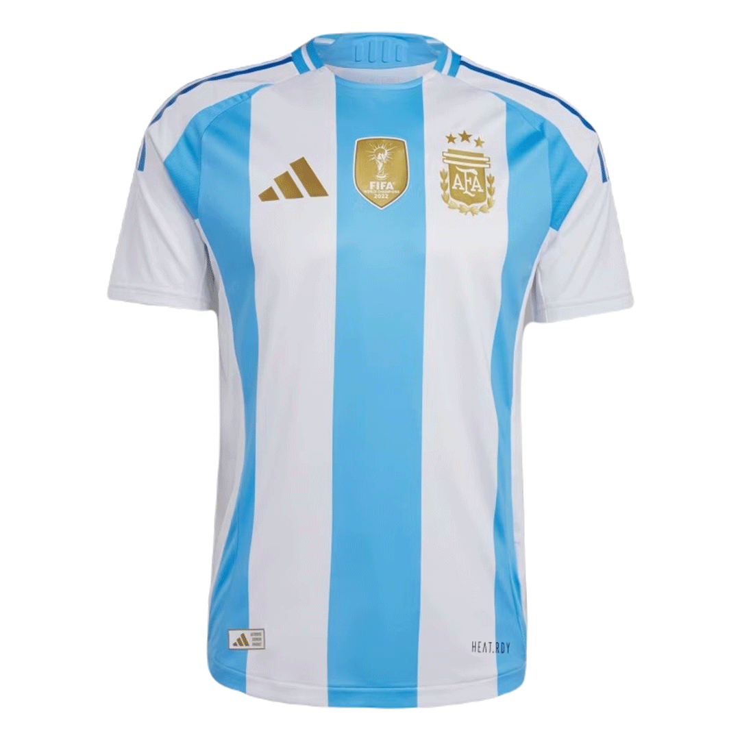 Argentina Hemma Fotbollströjor 2024 Autentisk
