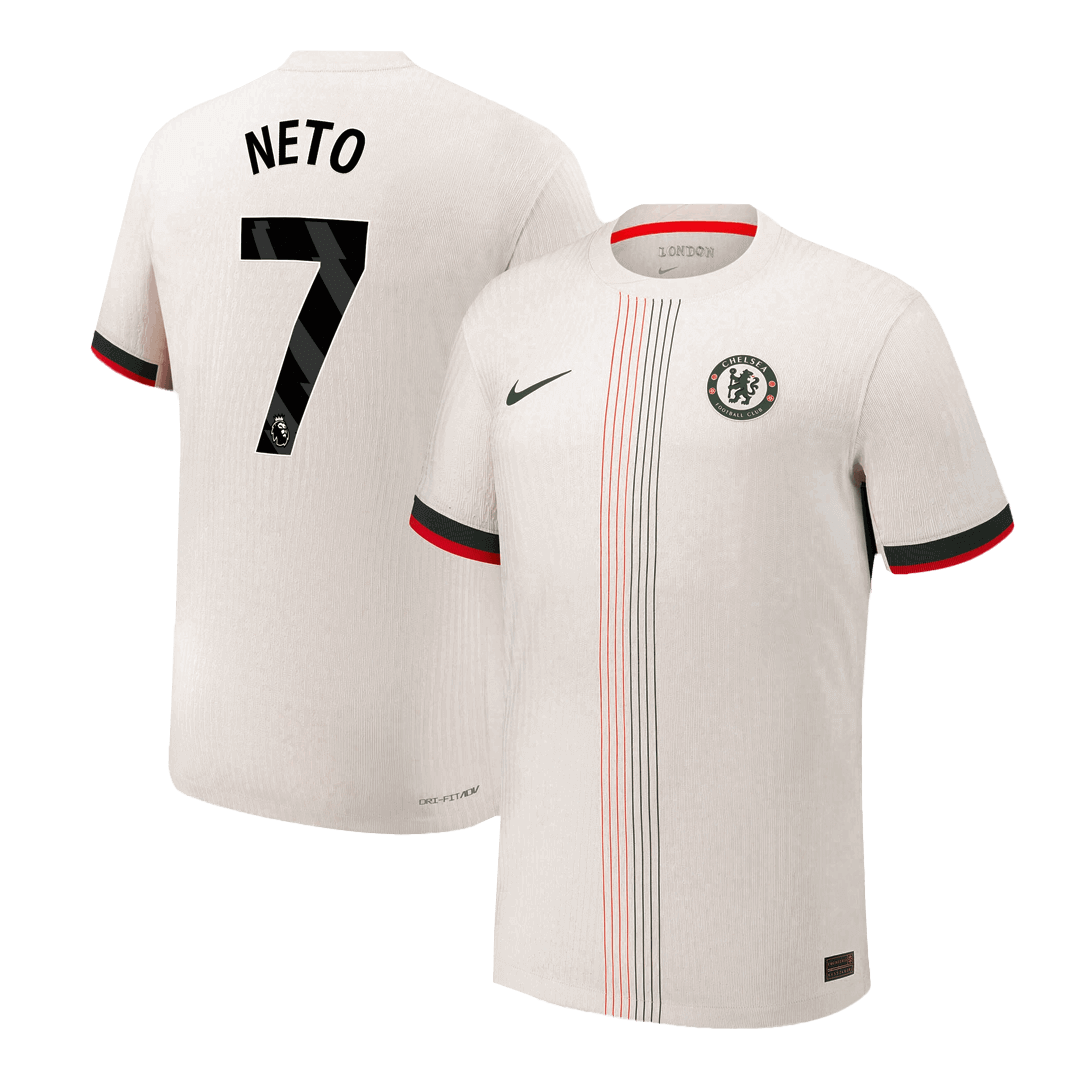 Chelsea Tröja NETO #7 2025/26 Borta Autentisk Vit