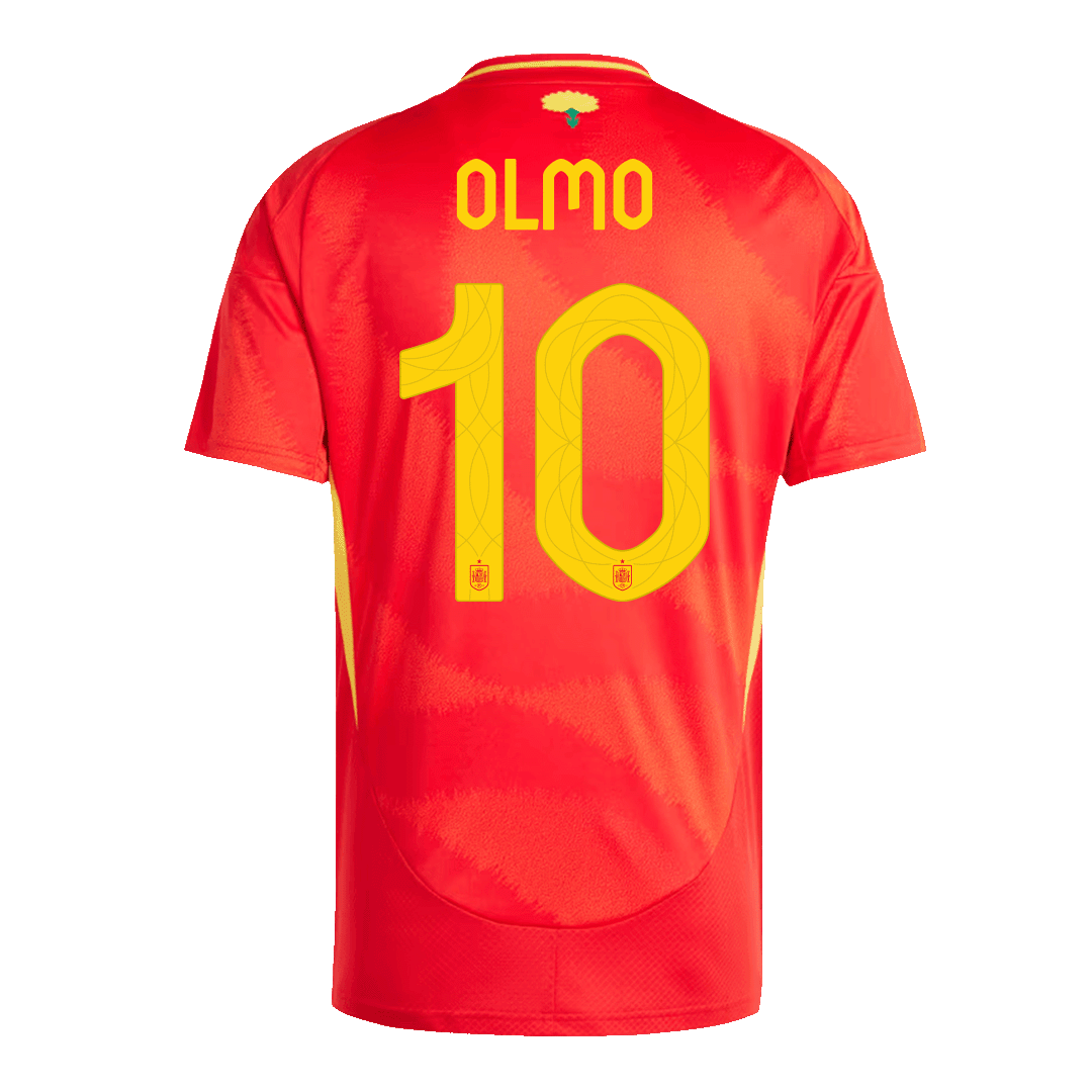 OLMO #10 Spanien Hemma Fotbollströjor Euro 2024