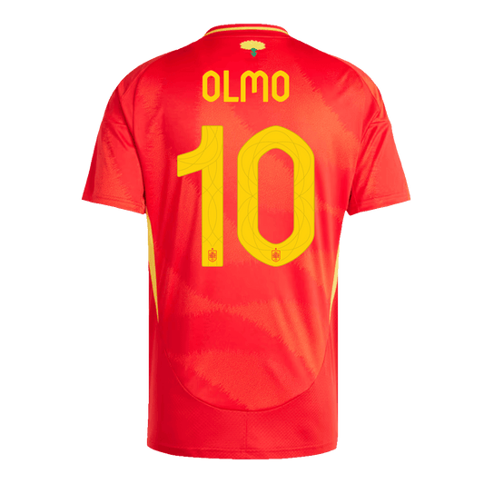 OLMO #10 Spanien Hemma Fotbollströjor Euro 2024