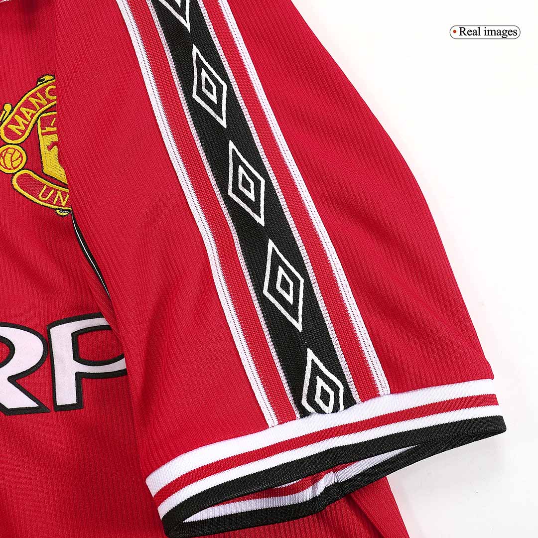 Retro Manchester United Hemma Fotbollströja 98/00