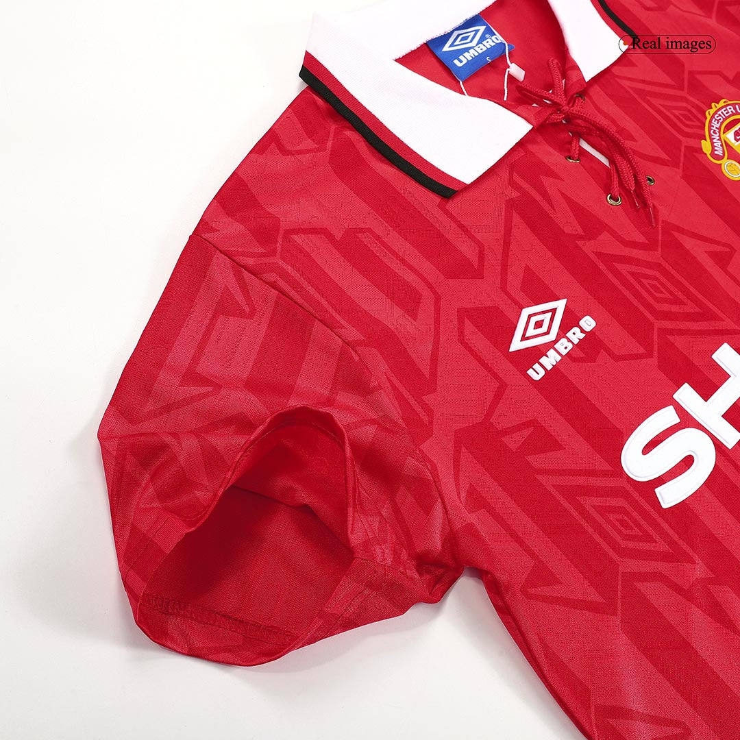 Retro Manchester United Hemma Fotbollströja 1992/94