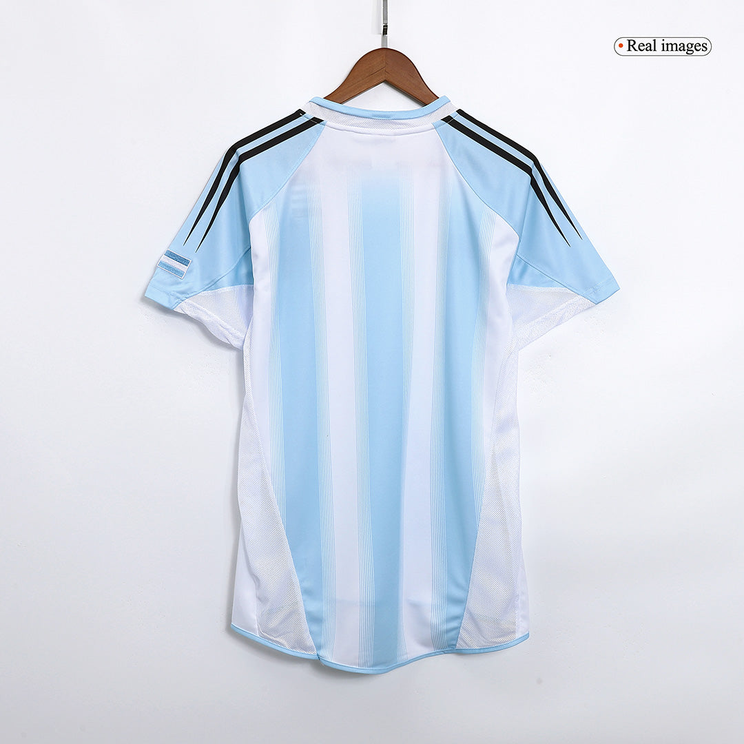 Argentina Hemma Fotbollströjor 2004/05 Retro