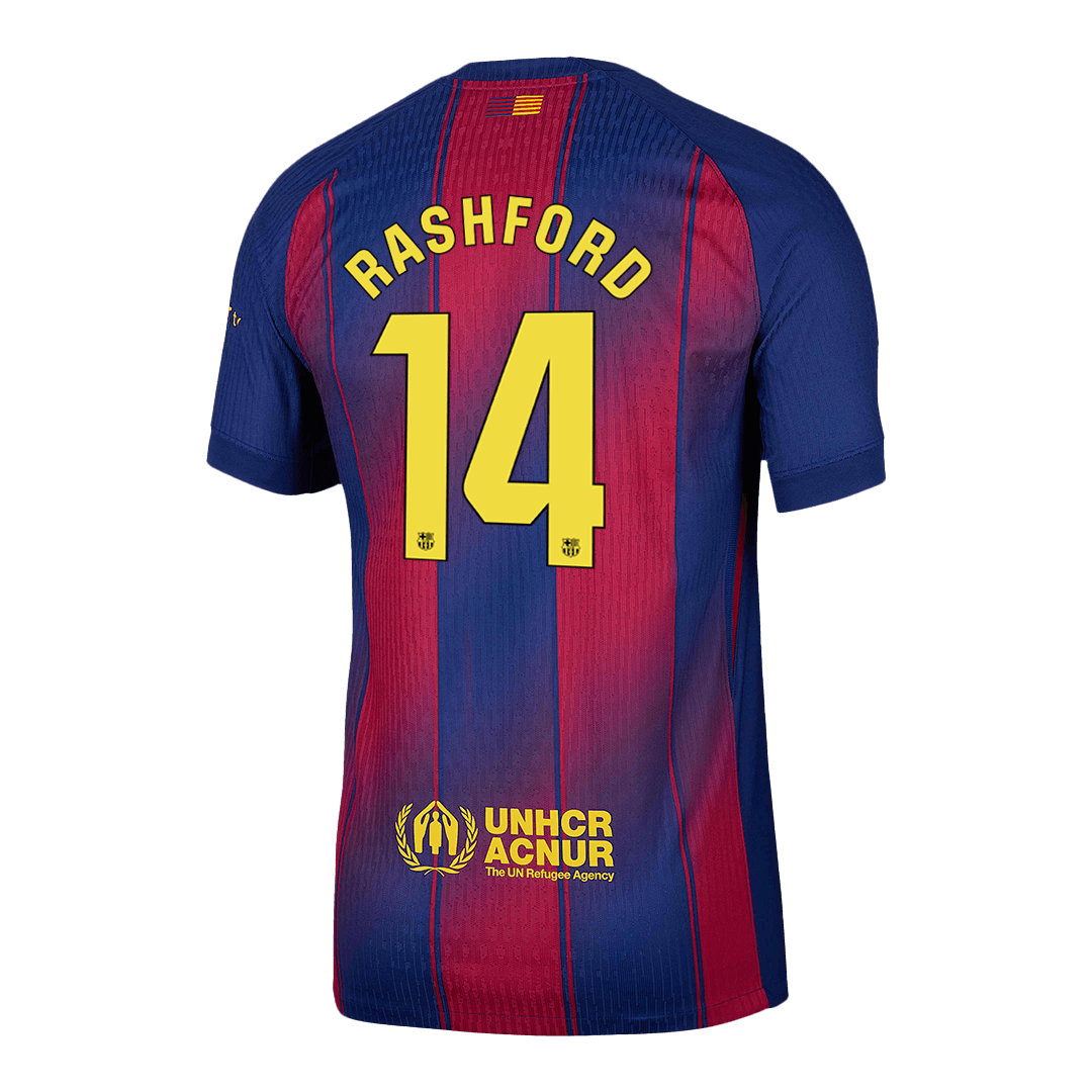 RASHFORD #14 Barcelona Tröja 2025/26 Hemma Autentisk
