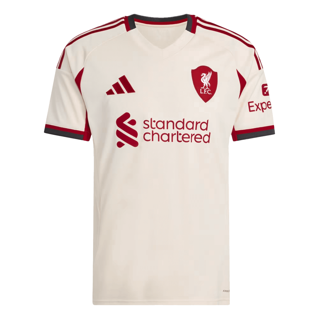 Liverpool Tröja 2025/26 Borta Vit