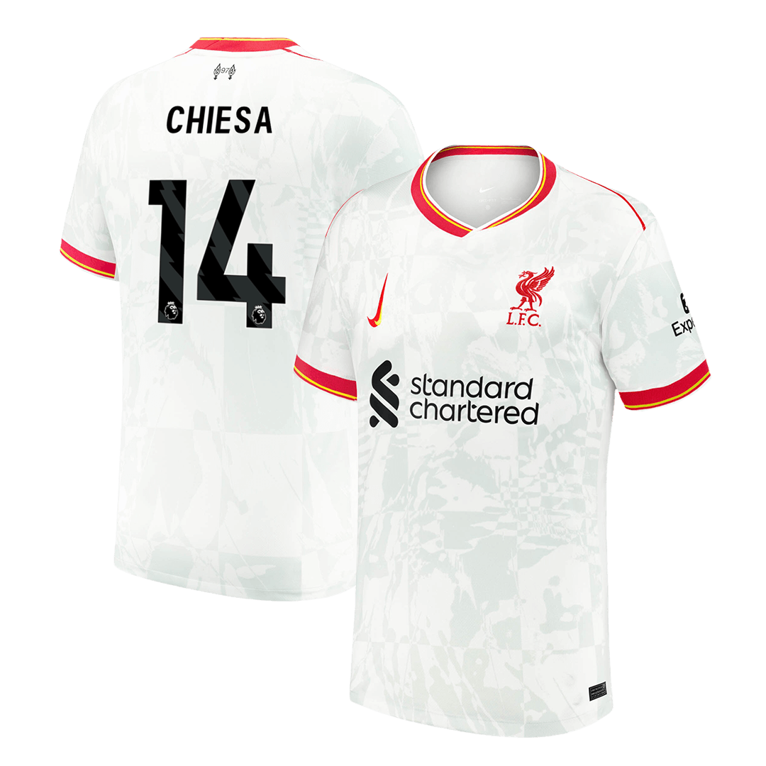 Liverpool Tredjeställ Fotbollströja CHIESA #14 2024/25