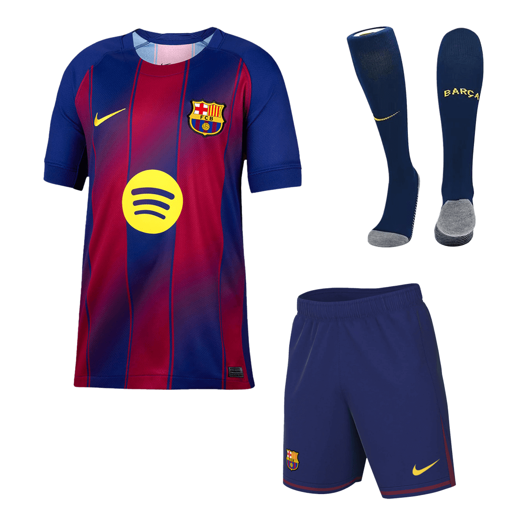 Barcelona Hemmaställ 2025/26 Röd/Blå