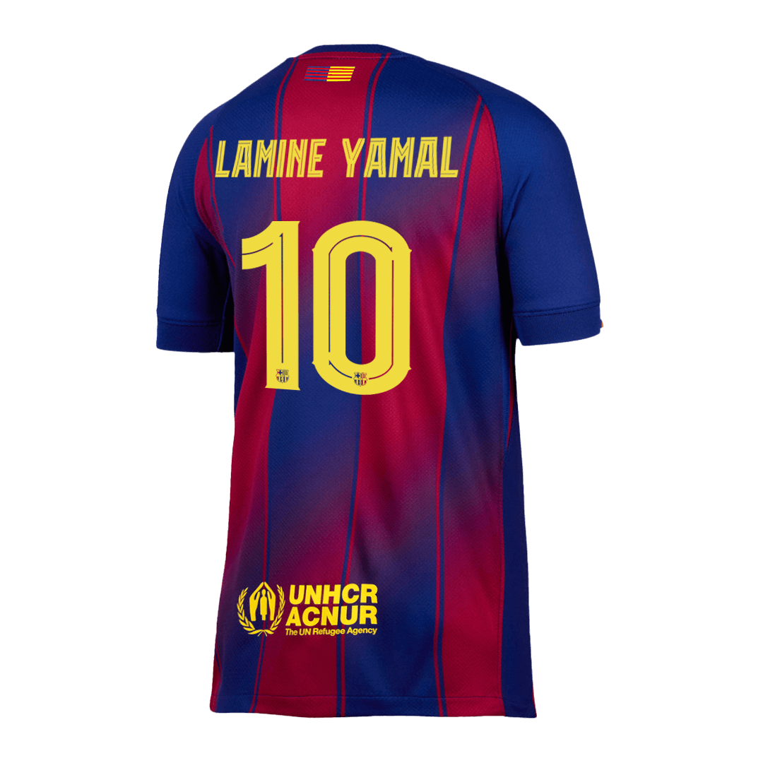LAMINE YAMAL #10 Barcelona Tröja 2025/26 Hemma - UCL