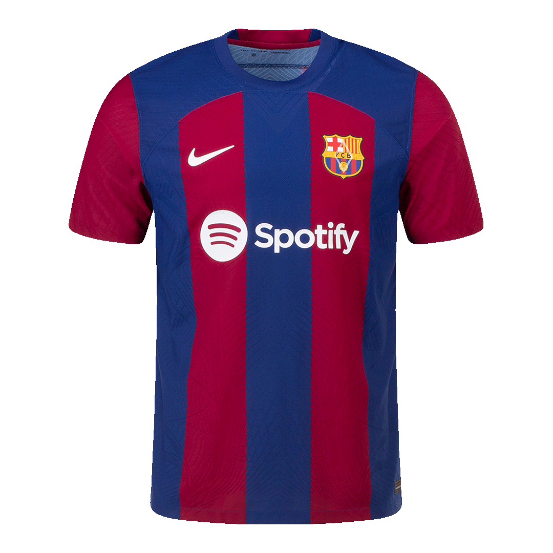 Barcelona Hemma Fotbollströja F. DE JONG #21 2023/24 Autentisk