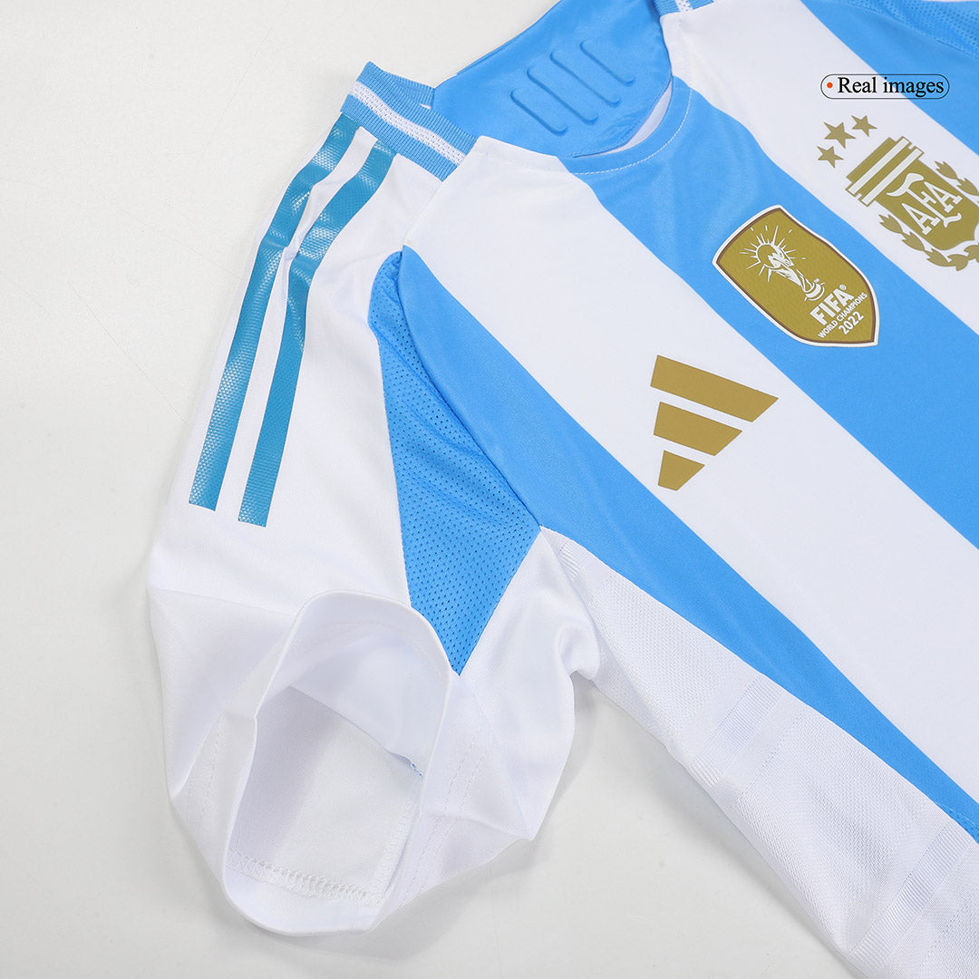 Argentina Hemma Fotbollströjor 2024 Autentisk