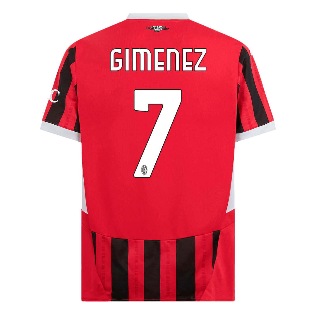 AC Milan Hemma Fotbollströja GIMENEZ #7 2024/25